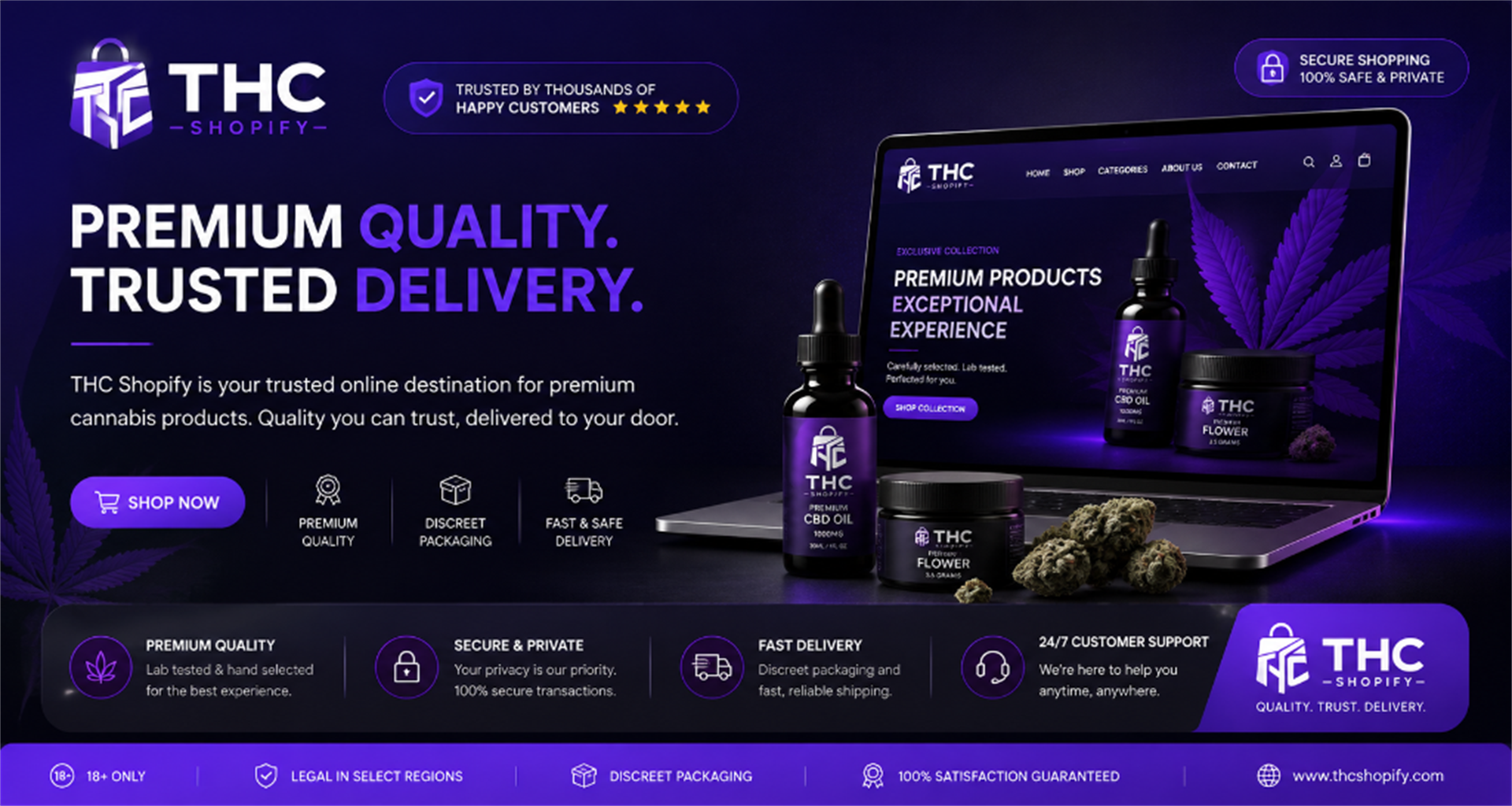 THC Shopify - Premium Quality Trusted Delivery